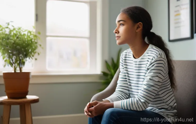 청소년상담사 자격증 취득 과정 - **Prompt 1: The Guiding Light of Empathy**
    "A compassionate female counselor, mid-40s, with a wa...
